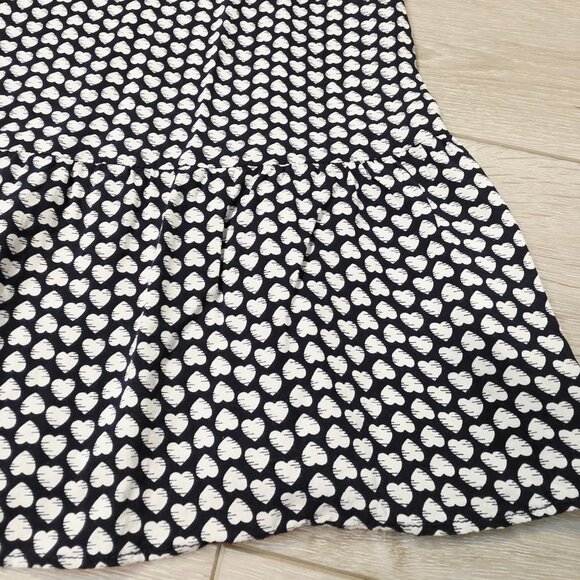 Womens Gap Blue White All Over Heart Print Sleeveless Tank Blouse Top Sz XS - Picture 2 of 5